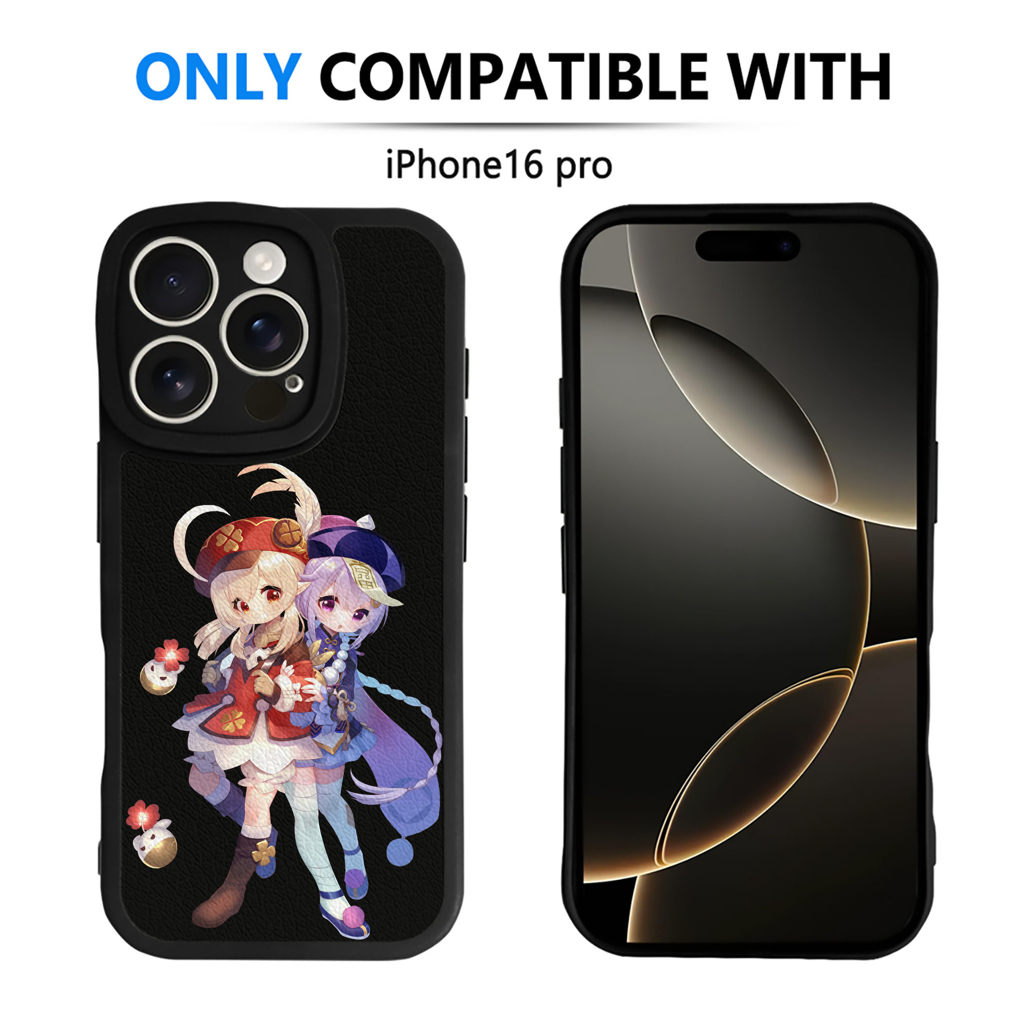 げんし神 七七 なな  genshin Nana 【iPhone 16シリーズ対応】シリコンスマホケース（レザー調） 材質：シリコン